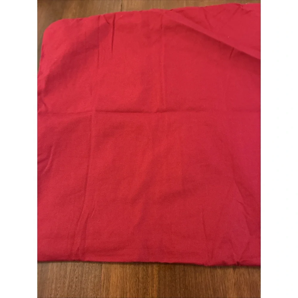 2 Cuddl Duds Cable Knit Sweater Pillow Cover Sham Red 24